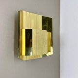 Grande applique en laiton par Vereinigte Werkstätten, 1980