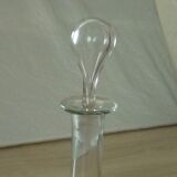 Glass carafe enamelle decor with cherries