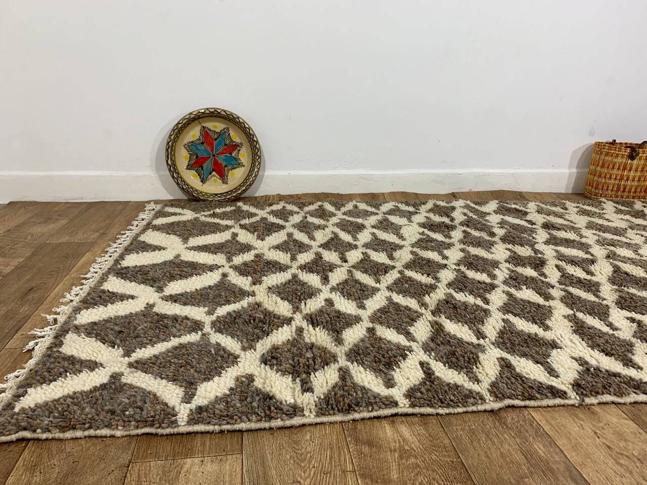 Handmade Moroccan Berber rug 242 X 142 CM