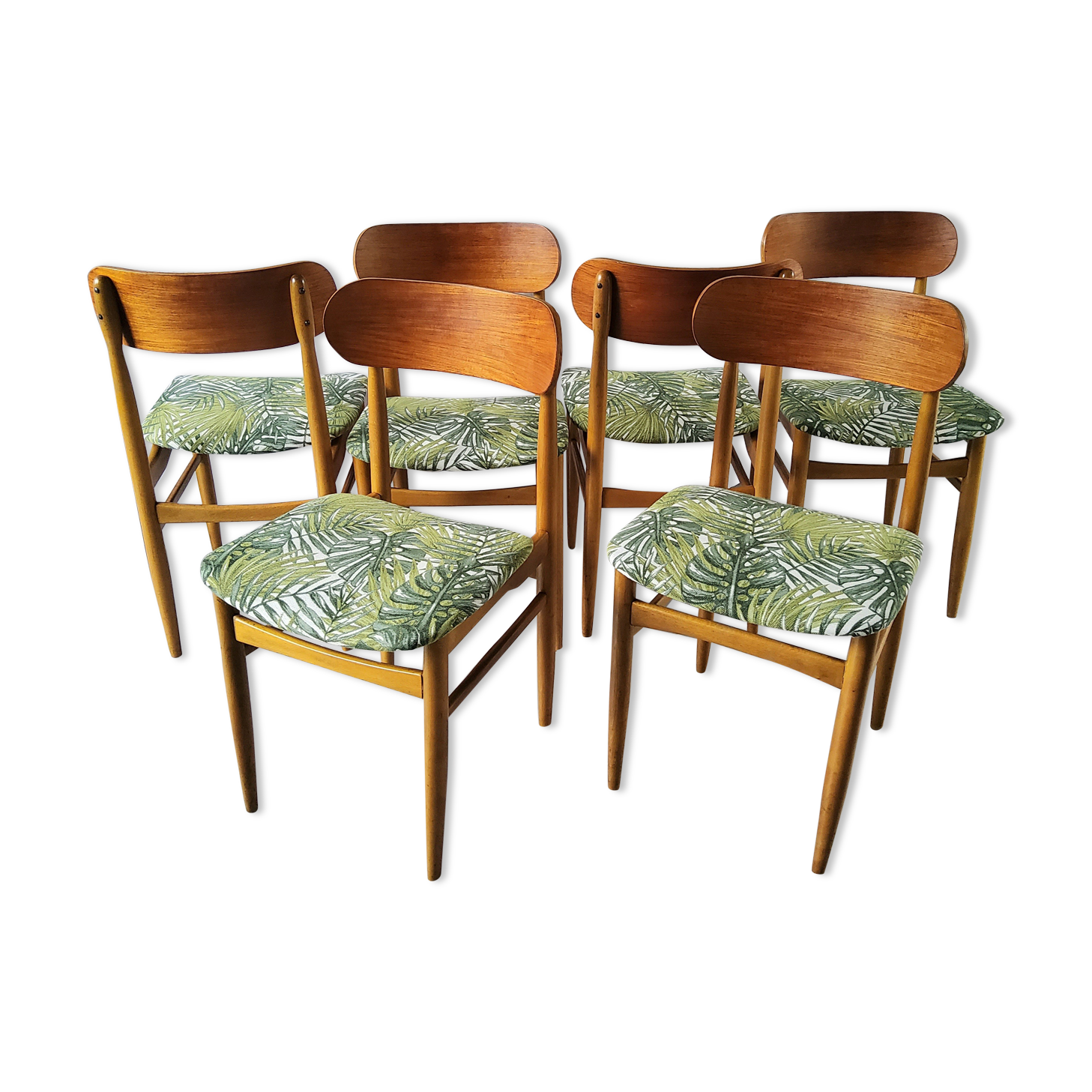Set of 6 chairs 60s