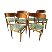Set of 6 chairs 60s