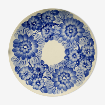 Assiette fleurs bleues Poland