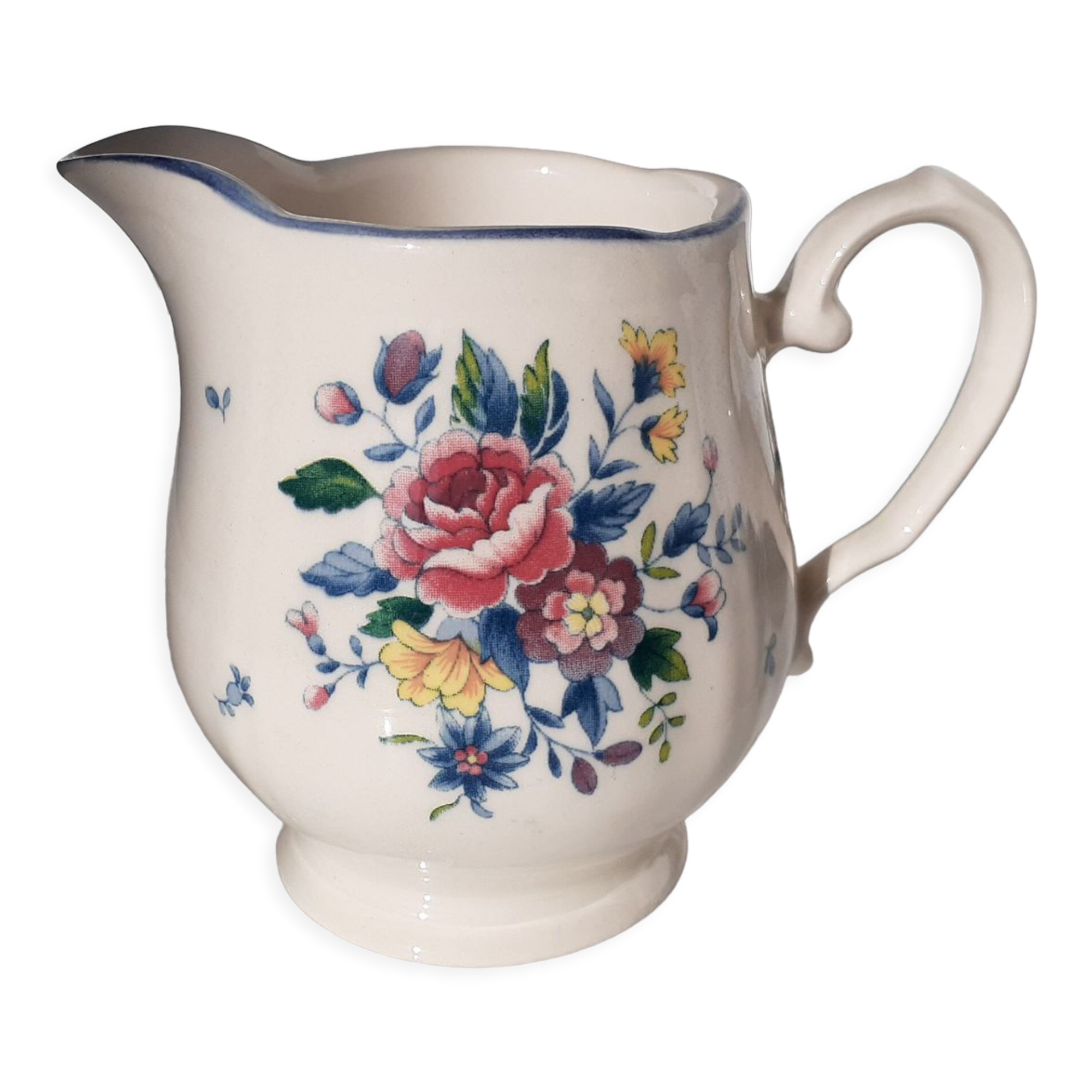 Flowery milk jug