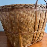Bamboo woven basket