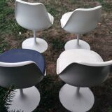Set of six chairs by Eero Saarinen for Knoll