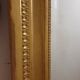Large bevelled gold mirror