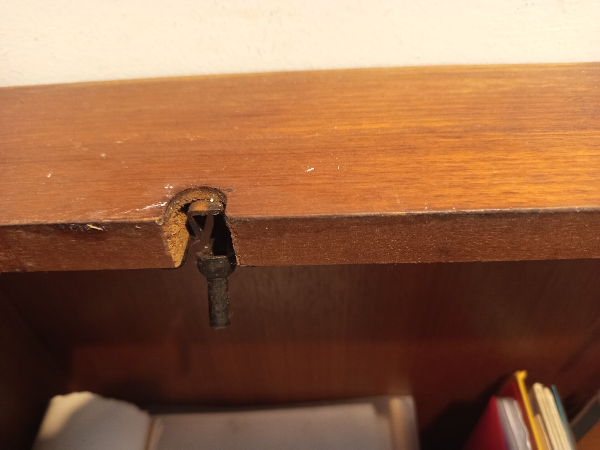 Antique sewing machine cabinet