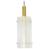 Murano glass ice pendant by Limburg, Germany, 1970s