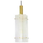 Murano glass ice pendant by Limburg, Germany, 1970s