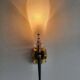 Pair of 50s rockabilly torch wall lights