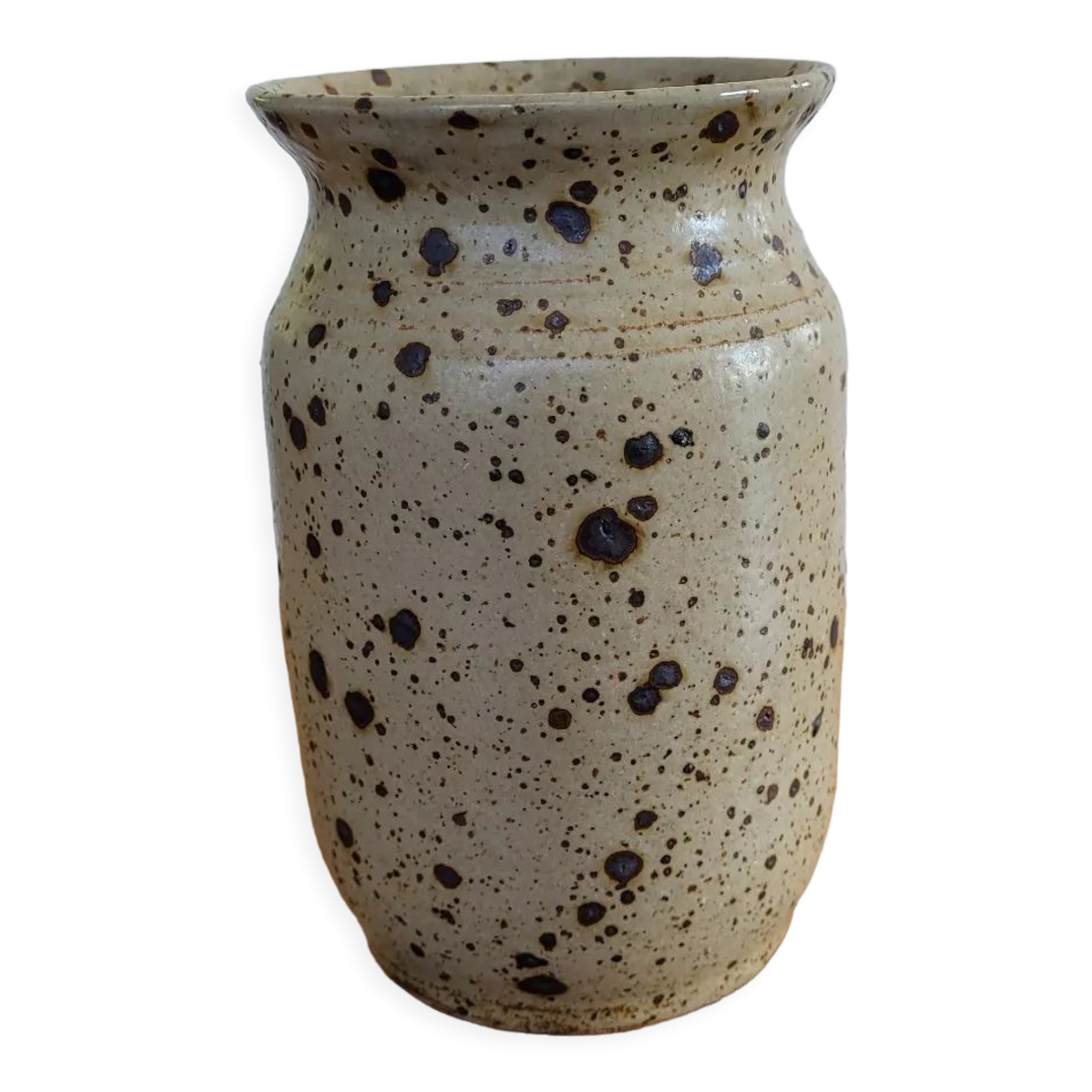 Pyrite sandstone vase