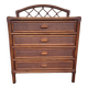 Commode vintage en rotin