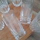 Water or aperitif glasses in crystal