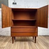 Vintage Scandinavian teak sideboard, 60s