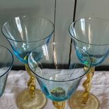 5 Large glasses, purchased in Murano in 1992