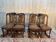 Set of 8 Neo-Renaissance walnut chairs