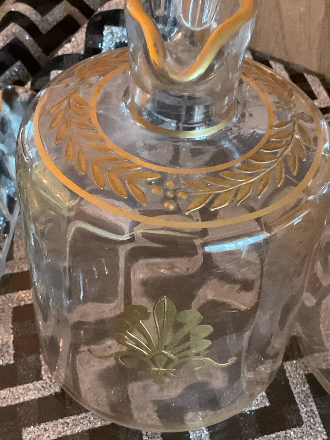 Baccarat service liqueur