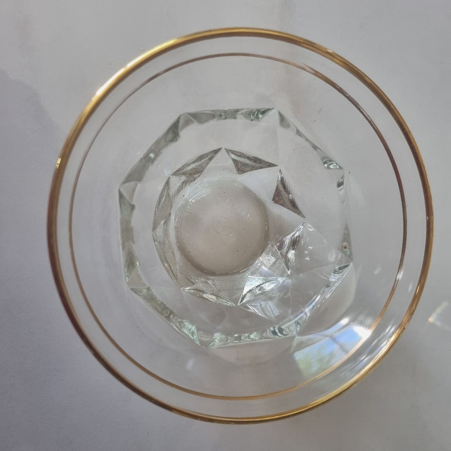 8 Art Deco champagne or ice cream coupes, 1940.