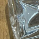 Large crystal bowl signed Daum Croix de Lorraine France.