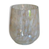 Vase with iridescent pattern