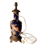 Old animal barbotine lamp base