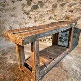 Antique oak workbench, circa 1900