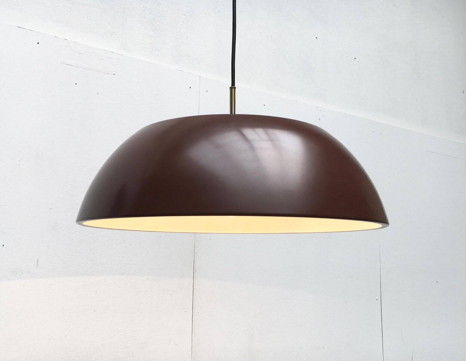 Vintage Danish suspension light Frederiksdal by Poul Lund-Jensen Holmegaard