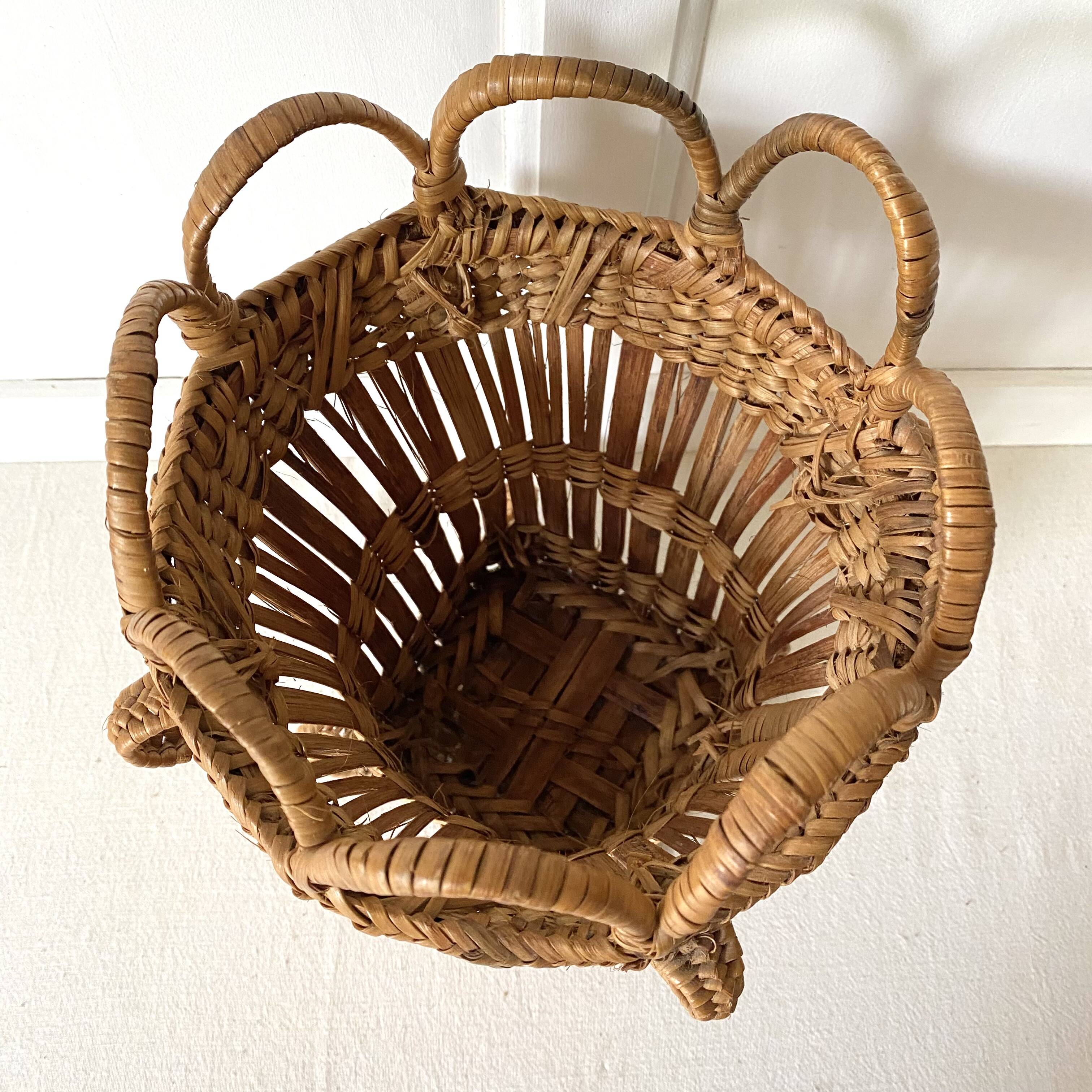 Rattan pot cover basket