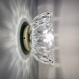 Vintage molded glass lampshade - tableware collection -