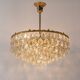 Bakalowits Chandelier, Brass and Crystal Glass, Austria, 1960s