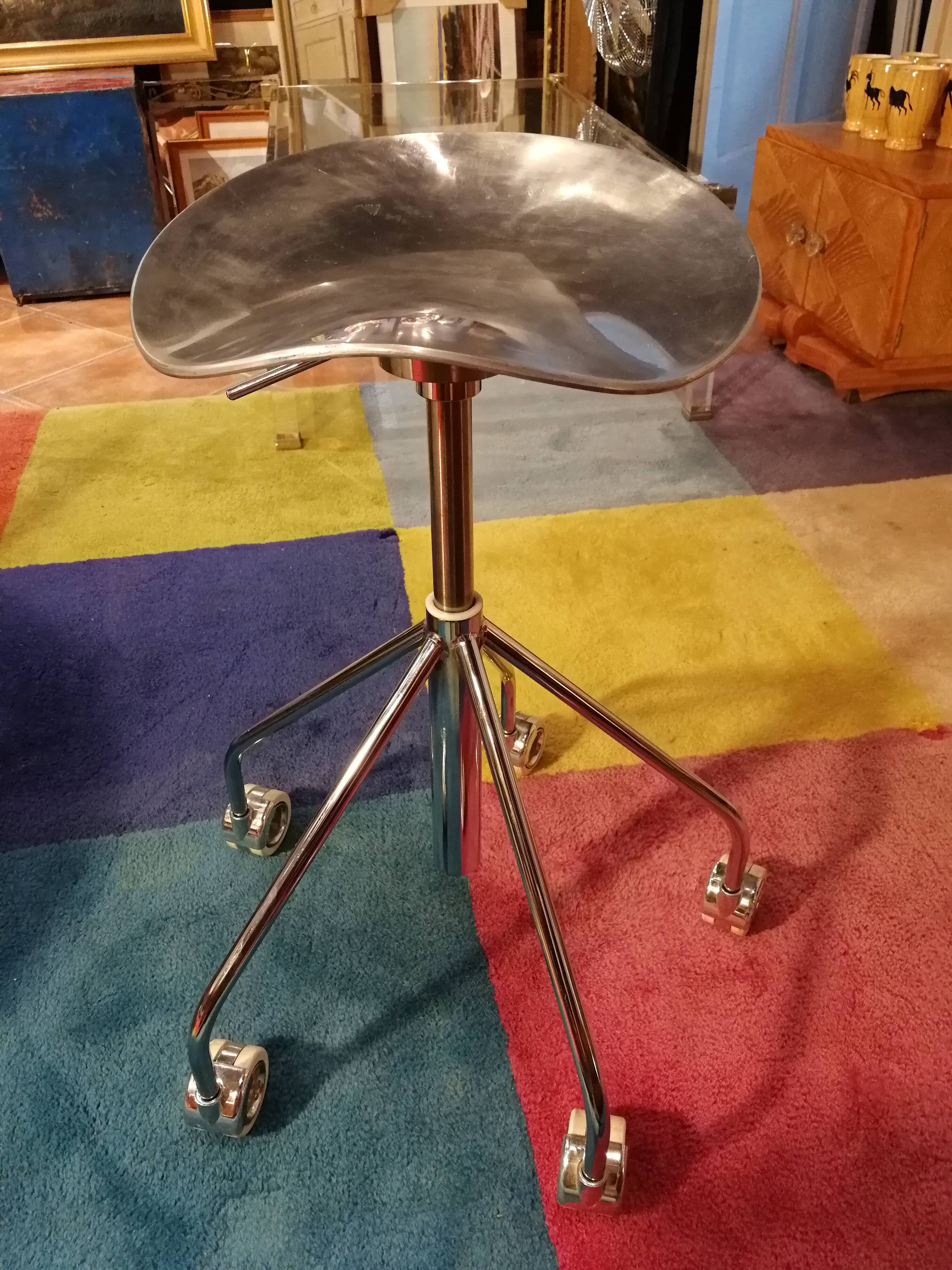 Chrome stool