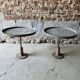 Pair of vintage industrial metal tables – workshop spirit