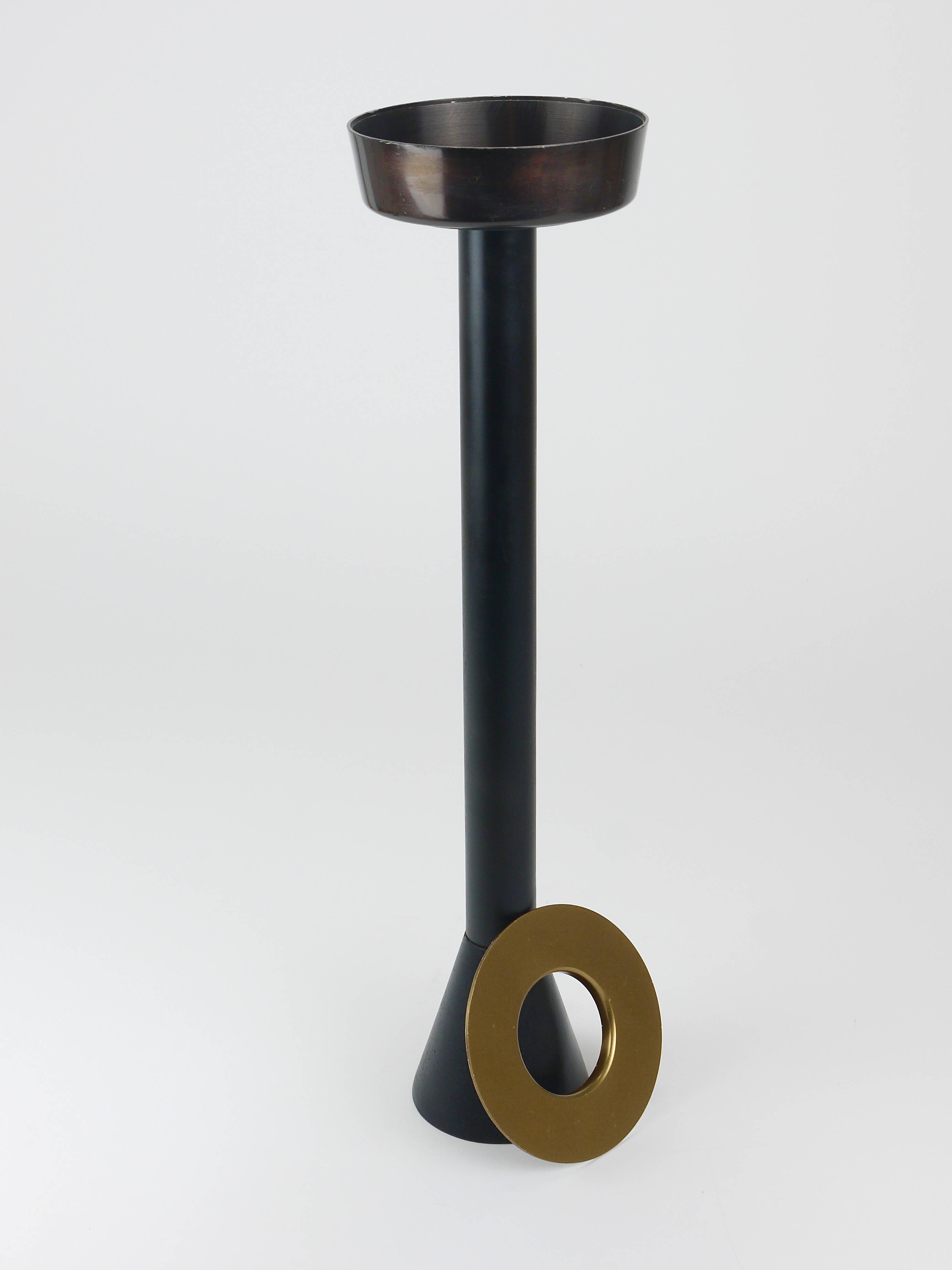Werkstätte Hagenauer Wien Standing Floor Ashtray, Smoking Stand, Austria, 1