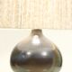 Pied de lampe figue vintage en céramique par Gilbert Leclers, Vallauris 1980s