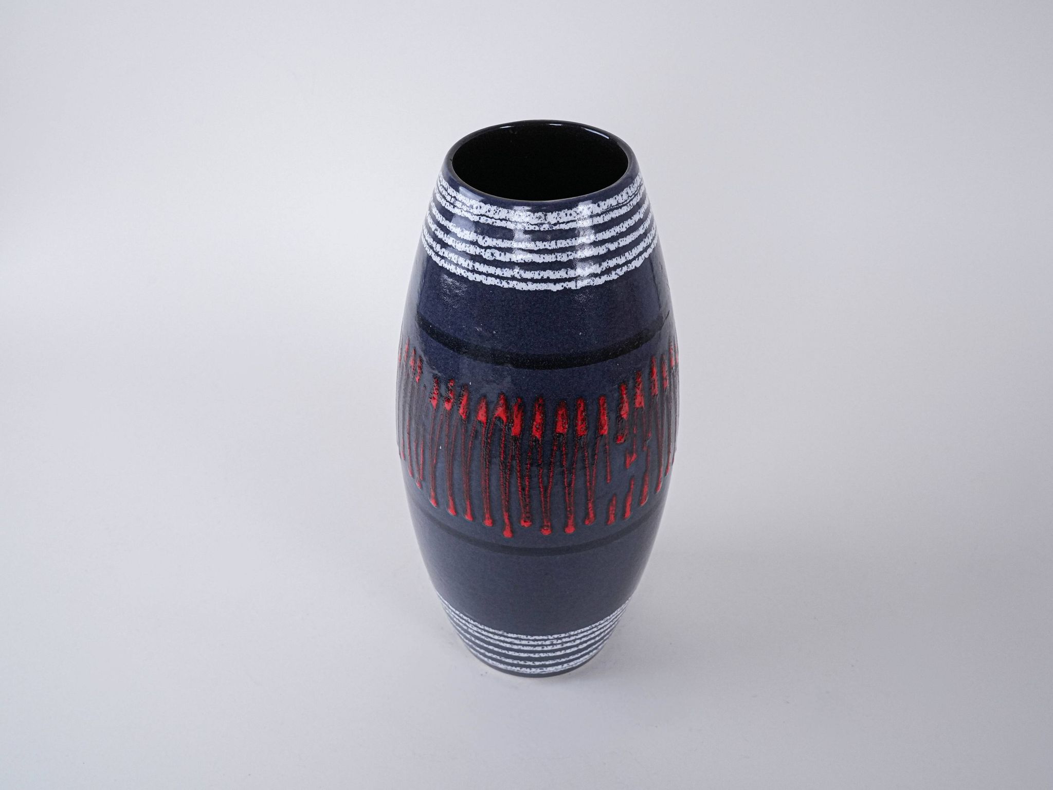 Ceramic vase, German design, 1960s, made in West Germany