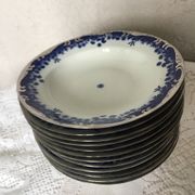 Lot 12 hollow porcelain plates Albar Julia from Romania