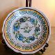 Antique hollow plate from Nevers pottery.