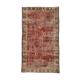 Anatolian handmade vintage rug 196 cm x 116 cm