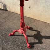 19th century cast iron bistro pedestal table