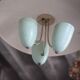 Vintage lacquered metal pendant from the 1950s, Herman Busquet for Hala.
