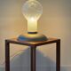 Vintage Italian lamp made of Murano glass.