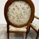 Pair of Louis XVI medallion armchairs