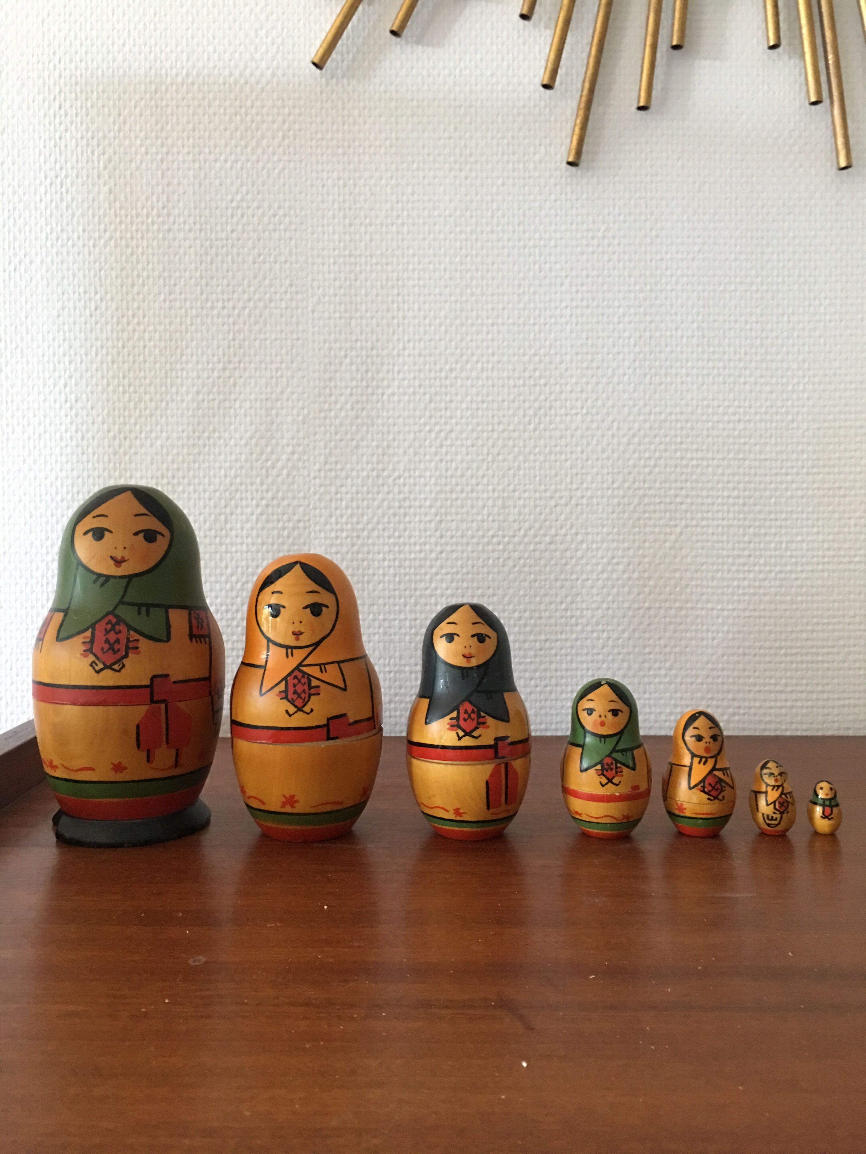 Vintage Russian Matryoshka Dolls