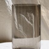 Vase mouth-blown glass 50s