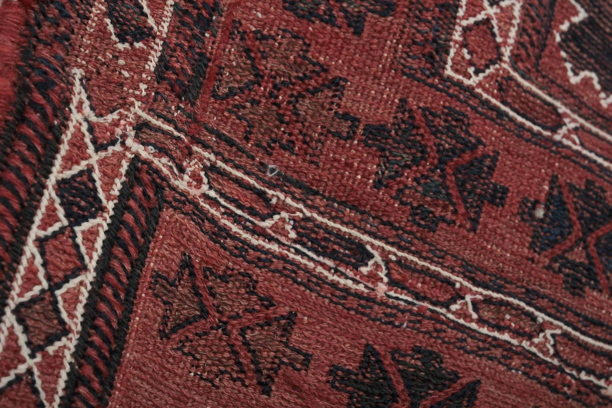 Tapis turc vintage fait main 95x235 cm