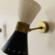 Paire appliques diabolo italienne noires