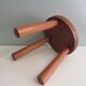 Wooden tripod stool France 1960