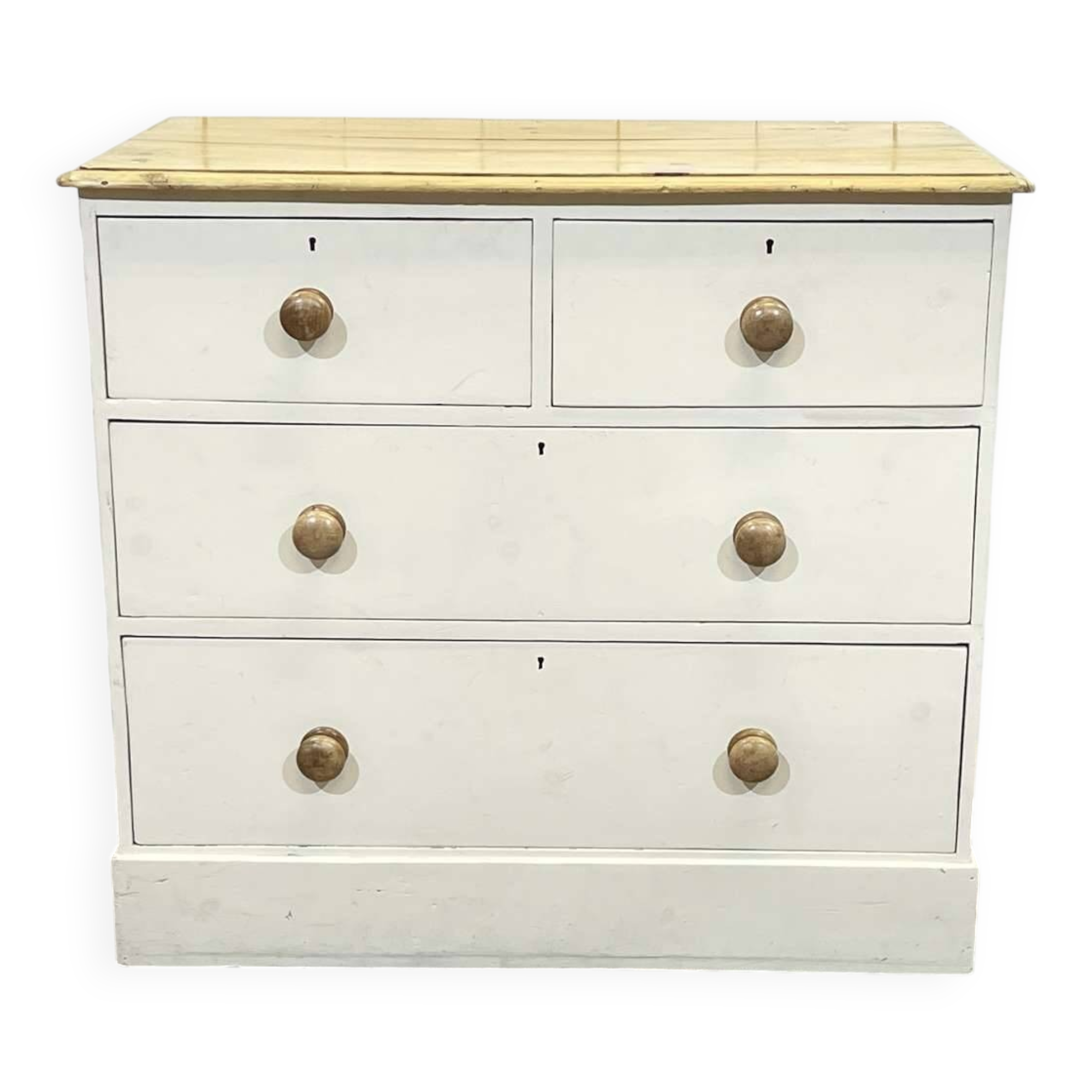 Commode anglaise fin XIXème en sapin