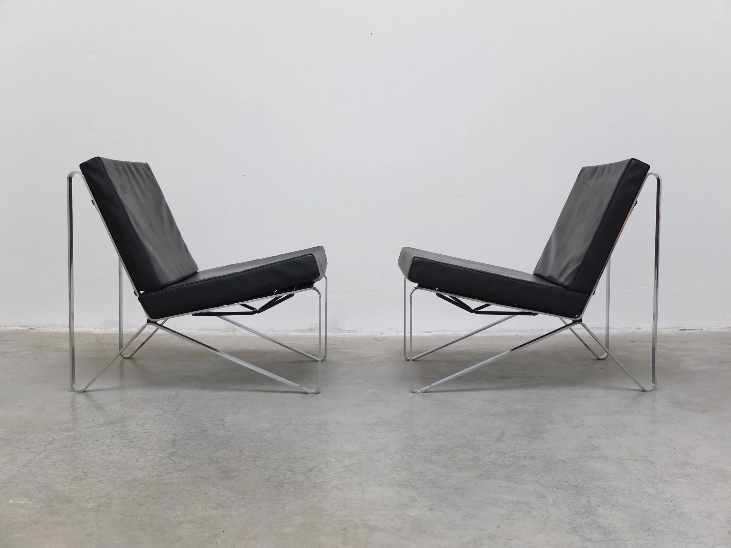 Pair of easy chairs by Hartmut Lohmeyer for Mauser Werke Waldeck, 1957