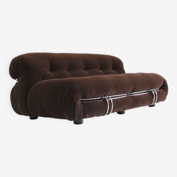 Soriana 2 seater sofa by Afra & Tobia Scarpa for Cassina 1970s